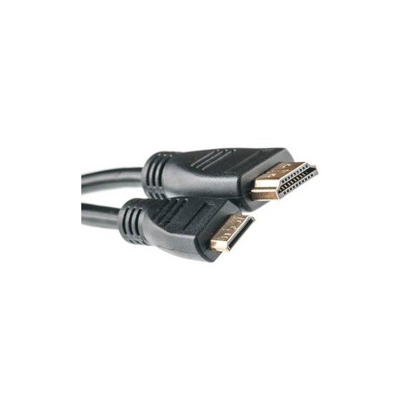 Видeo кабель PowerPlant mini HDMI - HDMI, 0.5m, позолоченные коннекторы, 1.3V
