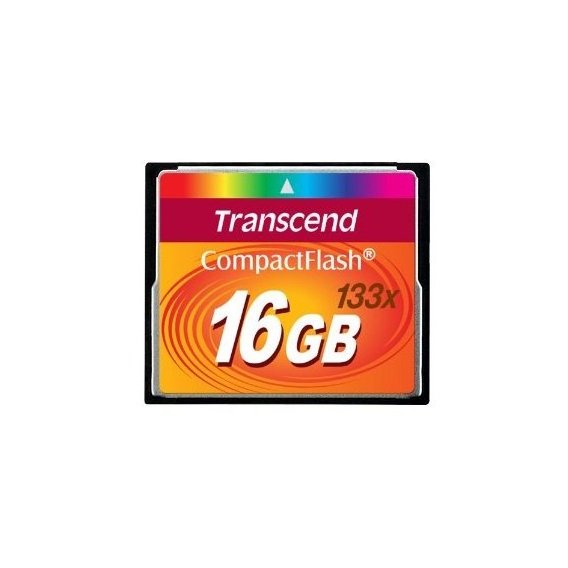 Карта памяти Transcend 16GB CompactFlash 133X (TS16GCF133)