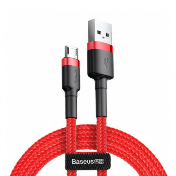 Кабель Baseus USB Cable to microUSB Cafule 2m Red (CAMKLF-C09)