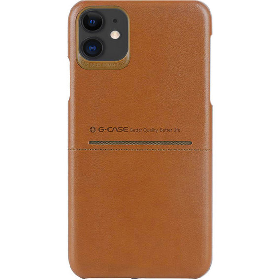 Аксессуар для iPhone Fashion G-Case Cardcool Leather Brown for iPhone 11