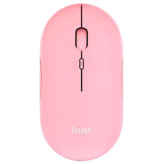 Мышь Trust Puck Wireless/Bluetooth Silent Pink (24125)