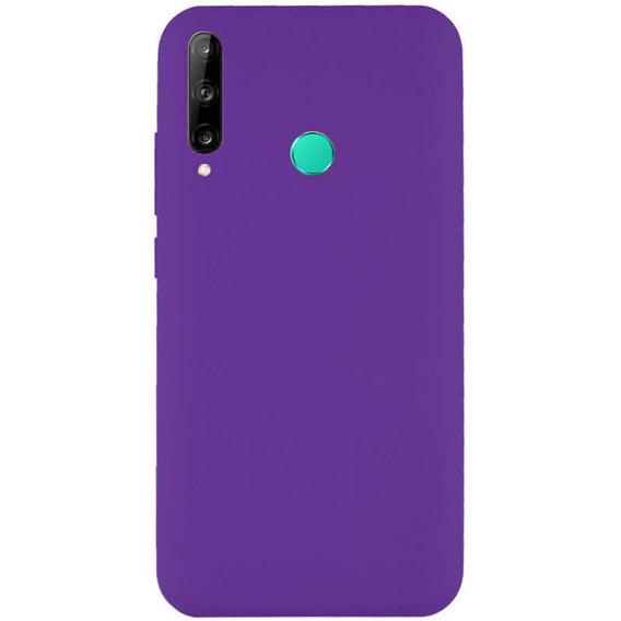 Аксессуар для смартфона Mobile Case Silicone Cover without Logo Purple for Huawei P40 Lite E