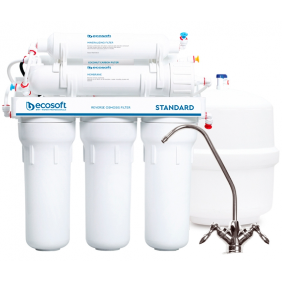 Фильтр для питьевой воды с системой обратного осмоса Ecosoft Standard 6-50M (MO650MECOSTD)