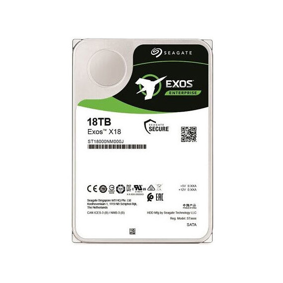 Внутренний жесткий диск Seagate Exos X18 18 TB (ST18000NM000J)