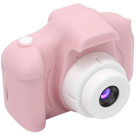 Детская Фото-видеокамера c дисплеем UFT 2.0″, 3Mpx, 1080P HD G-SIO F3 Pink