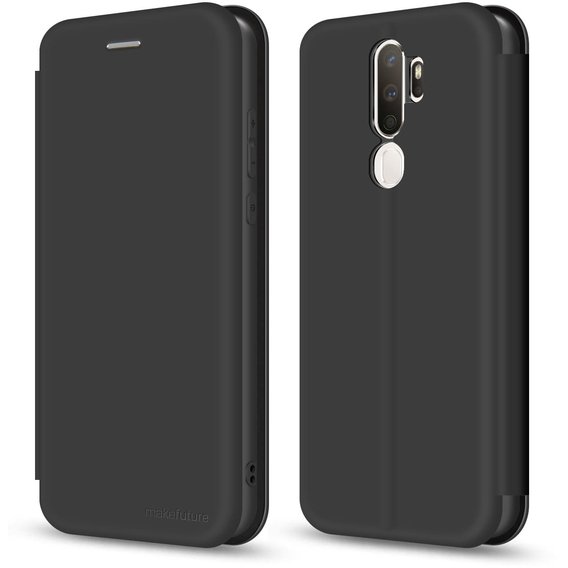Аксессуар для смартфона MakeFuture Flip Case Soft-touch Black (MCP-OPA920BK) for Oppo A9 2020