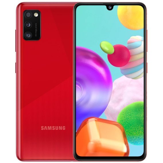 Смартфон Samsung Galaxy A41 4/64GB Red A415F (UA UCRF)