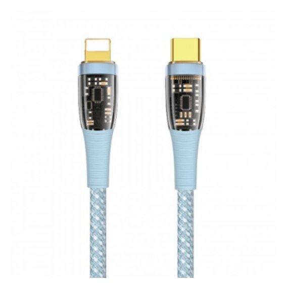 Кабель WIWU Cable USB C to Lightning 20W 1.2m Blue (TM01)