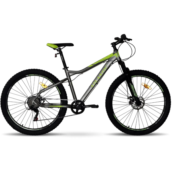 Велосипед Велосипед Atlantic 2023' 27.5"x2.80" Rubicon NX A1NXP-2747-GL L/19"/47см (2466) grey/lime