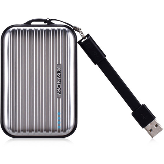 Внешний аккумулятор Momax iPower GO Mini+ Luggage External Battery Pack 10000mAh Grey (IP36AD2)