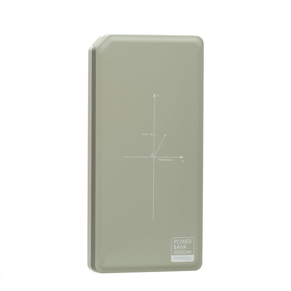 Внешний аккумулятор Remax Proda Chicon Power Bank 10000mAh Wireless Charger Grey/White (PPP-33-GREY+WHITE)
