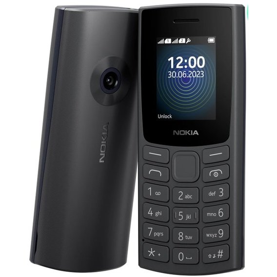 Мобильный телефон Nokia 110 (2023) Dual Sim Charcoal (UA UCRF)