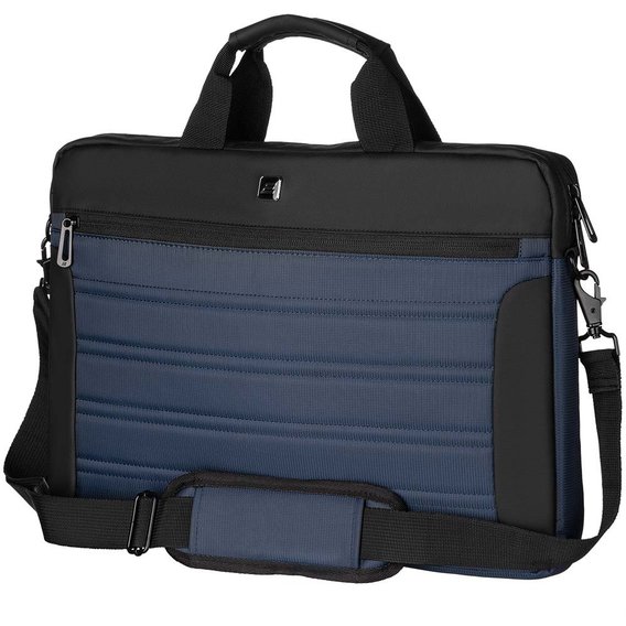 Сумка для ноутбуков 2E Bags&Cases 16" Black/Blue (2E-CBN816BU)