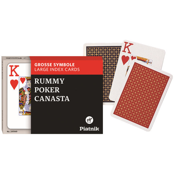 Карты игральные Piatnik Опти покерные 2 колоды х 55 карт (PT-241949)