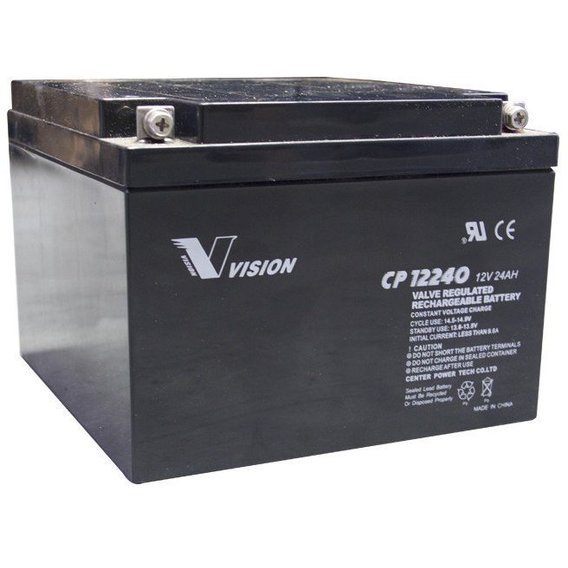 Аккумуляторная батарея Vision CP, 12V, 24Ah, AGM