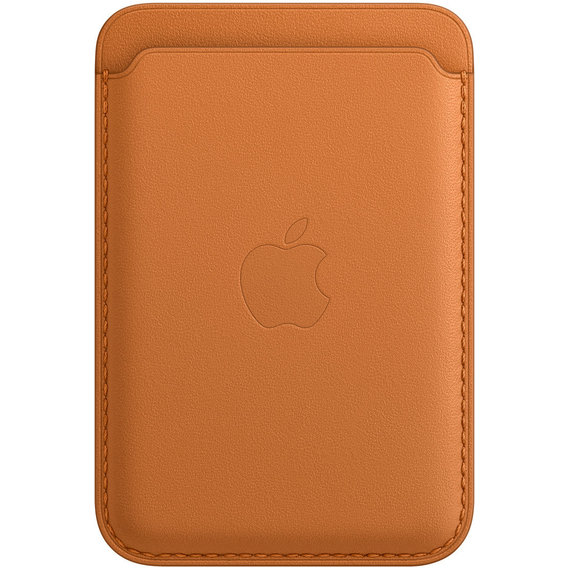 Аксессуар для iPhone Apple Leather Wallet with MagSafe Golden Brown (MM0Q3) UA