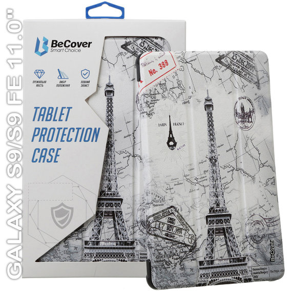 Аксессуар для планшетных ПК BeCover Smart Case Paris for Samsung X710 Galaxy Tab S9 / X510/X516B Galaxy Tab S9 FE (710420)
