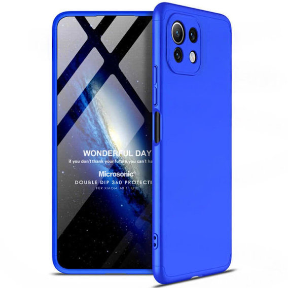 Аксессуар для смартфона LikGus Case 360° Blue for Xiaomi Mi 11 Lite / Mi 11 Lite 5G