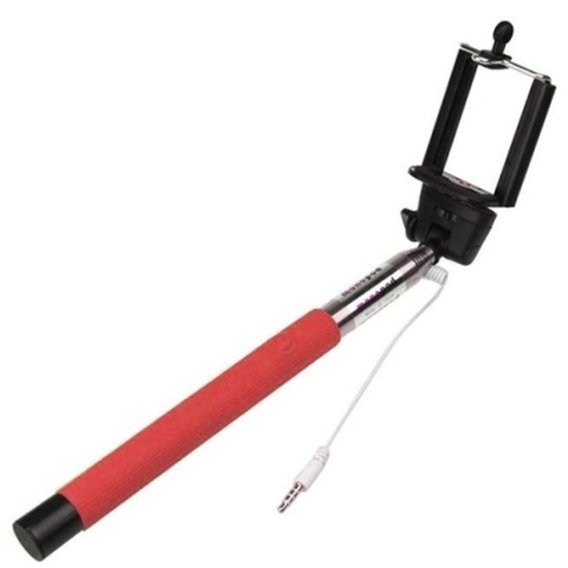 UFT Selfie Stick SS1 Red 110cm with Mini-jack 3.5 (uftss1red)