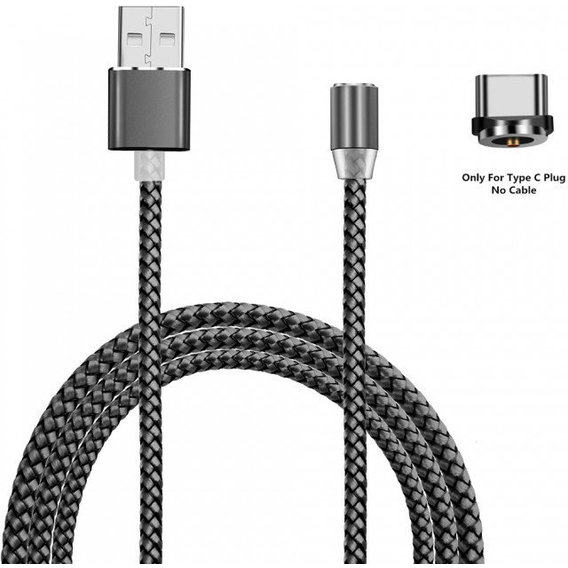 Кабель XOKO USB Cable to USB-C Magneto 1.2m Grey (SC-355a MGNT-GR)