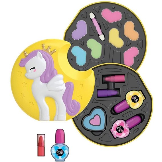 Набор детской косметики для макияжа Clementoni Lovely Make Up Unicorn серия Crazy Chic (8005125186433)