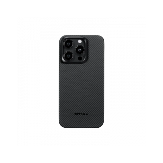 Аксессуар для iPhone Pitaka MagEZ Case 4 Twill 600D Black/Grey (KI1501PMA) for iPhone 15 Pro Max