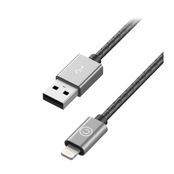 Кабель Lab.C USB Cable to Lightning Leather 1.8m Space Grey (LABC-511-GR)