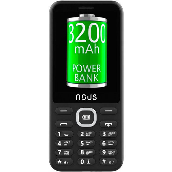 Мобильный телефон NOUS Energy NS2811 Black (UA UCRF)