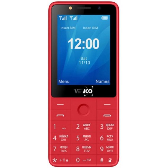 Мобильный телефон Verico Qin S282 Red (UA UCRF)
