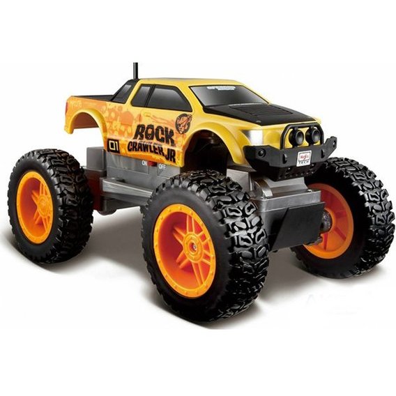 Радиоуправляемый автомобиль Maisto Rock Crawler Jr. Желто-черный (81162 yellow/black)