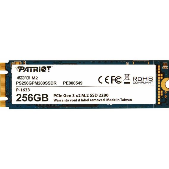 PATRIOT Scorch M.2 256 GB (PS256GPM280SSDR)