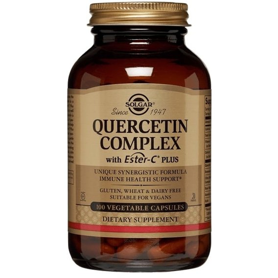 Solgar Quercetin Complex with Ester-C Plus Солгар Кверцетин комплекс с эстер-С 100 капсул