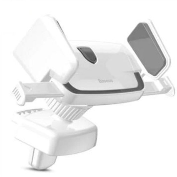 Держатель и док-станция Baseus Car Holder Robot Air Vent White (SUJXS-02)