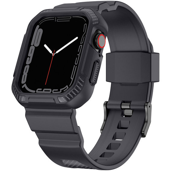 Аксессуар для Watch TPU Strap with Case Grey (FLS181107) for Apple Watch 42/44/45/49mm Ultra
