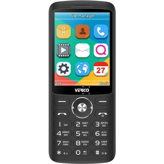 Мобильный телефон Verico Style S283 Black (UA UCRF)