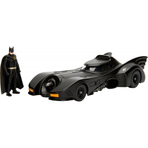 Машина металлическая Jada Бэтмен (1989) Бэтмобиль + фигурка Бэтмена Черная 1:24 (253215002)