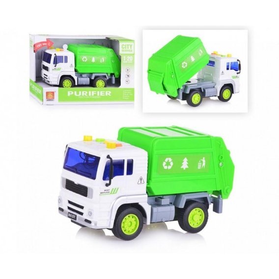 Детский игрушечный мусоровоз АвтоСвіт AS-2614 со звуком (С баком)