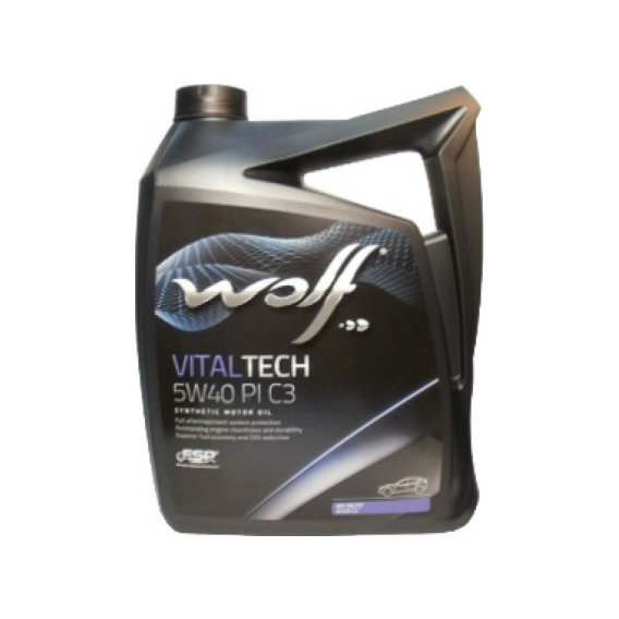 Моторное масло WOLF VITALTECH 5W40 PI C3 5л