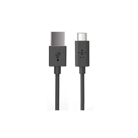 Кабель Belkin USB Cable to USB-C 2.0 1.8m Black (F2CU032bt06-BLK)