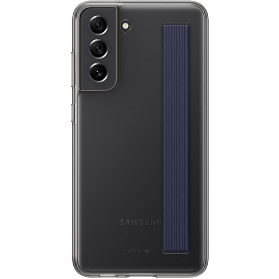 Аксессуар для смартфона Samsung Clear Strap Cover Dark Gray (EF-XG990CBEGRU) for Samsung G990 Galaxy S21 FE