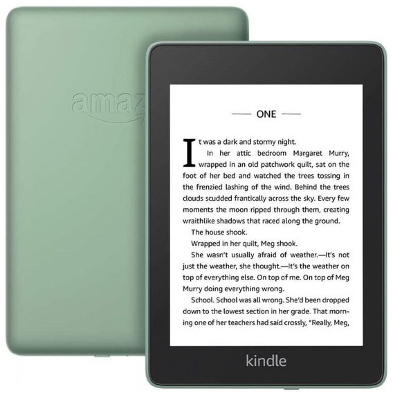 Электронная книга Amazon Kindle Paperwhite 10th Gen. 8GB Sage без рекламы
