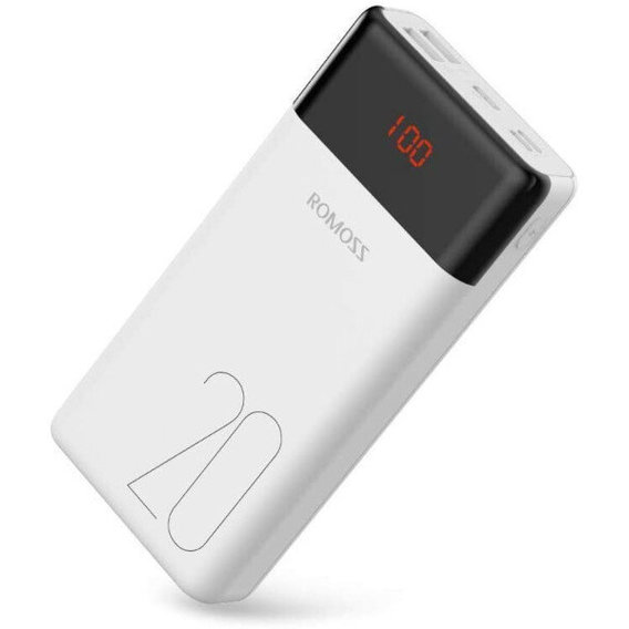 Внешний аккумулятор Romoss Power Bank 20000mAh LT20PS White (PLM20-102-1131H)