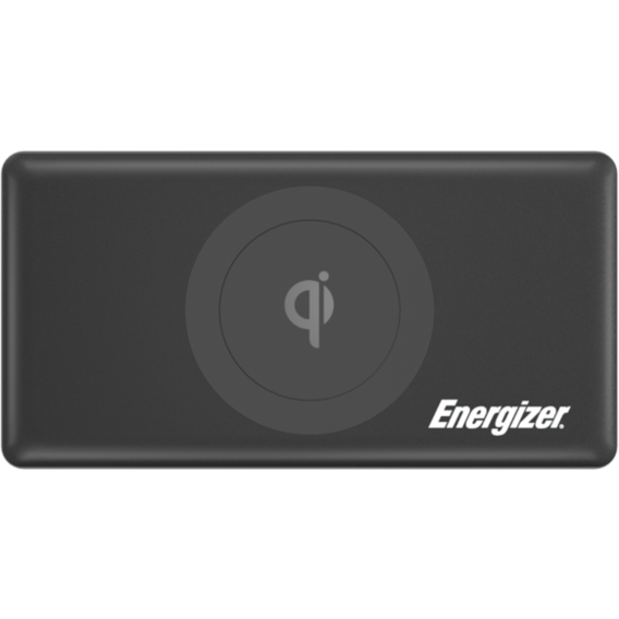 Внешний аккумулятор Energizer Power Bank USB-C 10000mAh Wireless Charging Black (QE10000CQ)