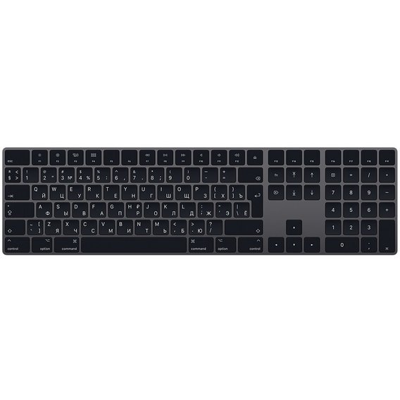 Аксессуар для Mac Apple Magic Keyboard with Numeric Keypad Space Gray (MRMH2)