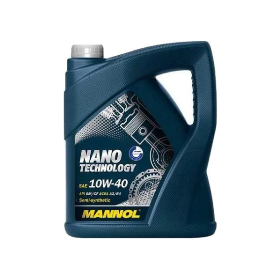 Моторное масло полусинтетическое Mannol Nano Technology 10W-40 5л (MN7503-5)