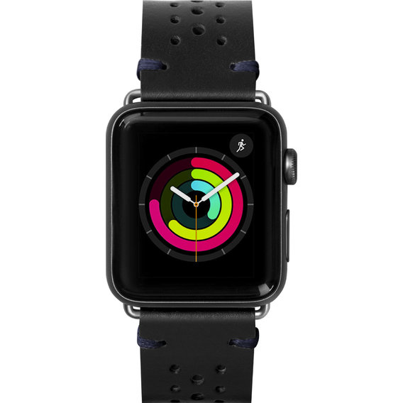 Аксессуар для Watch LAUT Heritage Watch Strap Jet Black (LAUT_AWL_HE_BK) for Apple Watch 42/44mm