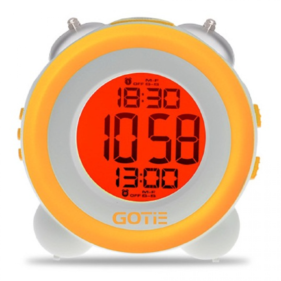 Настольные часы с будильником GOTIE GBE-200Y