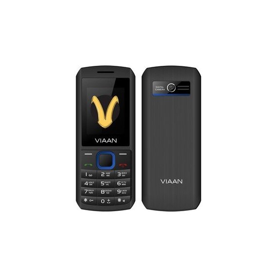Мобильный телефон Viaan V182 Black/Blue (UA UCRF)