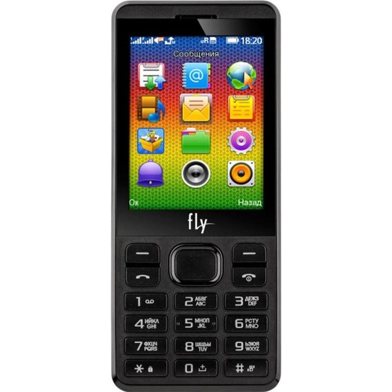 Мобильный телефон Fly FF281 Dual Sim White (UA UCRF)