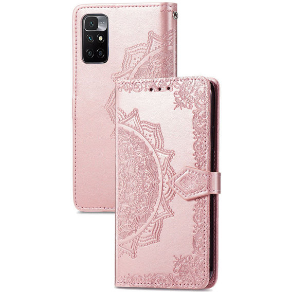 Аксессуар для смартфона Mobile Case Book Cover Art Leather Pink for Xiaomi Redmi Note 11 4G / Redmi 10